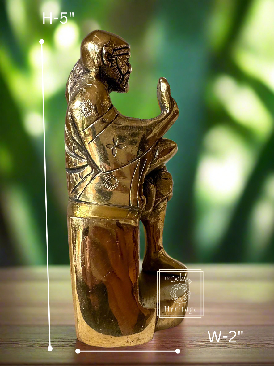 Sai Baba Statue, Saibaba sitting on Asana - The Golden Heritage #