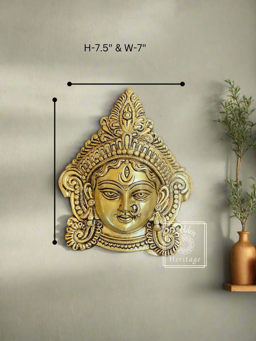 Auspicious Durga Wall Decor - Indian Goddess Kali - The Golden Heritage #