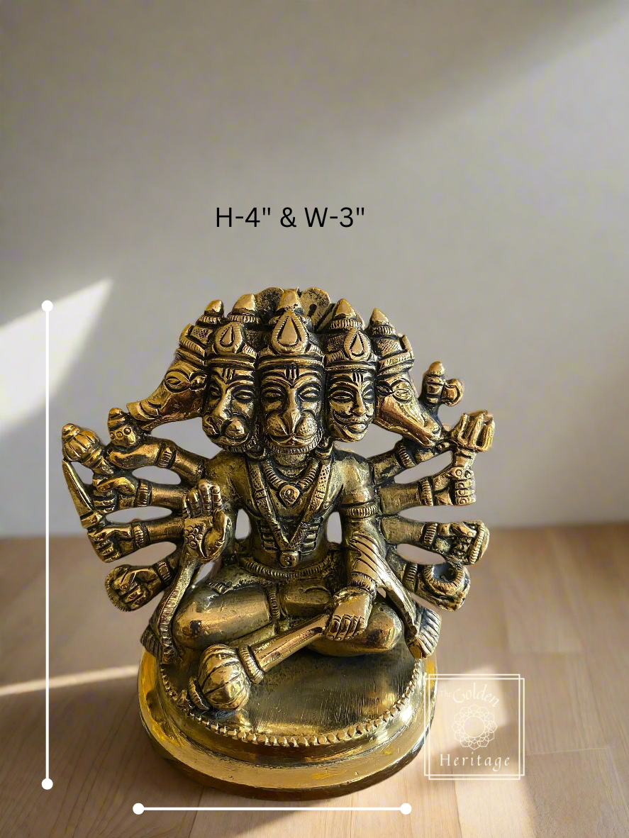 Panchmukhi Hanuman, Maruthi - The Golden Heritage #