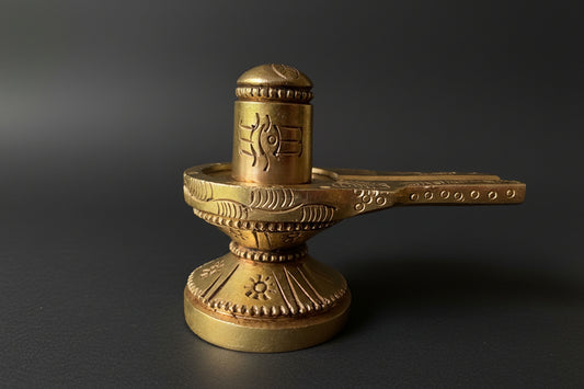 Shivligam with carving