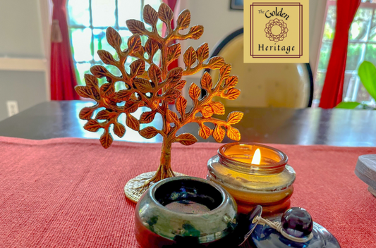 Brass Bodhi Tree, Home decor
