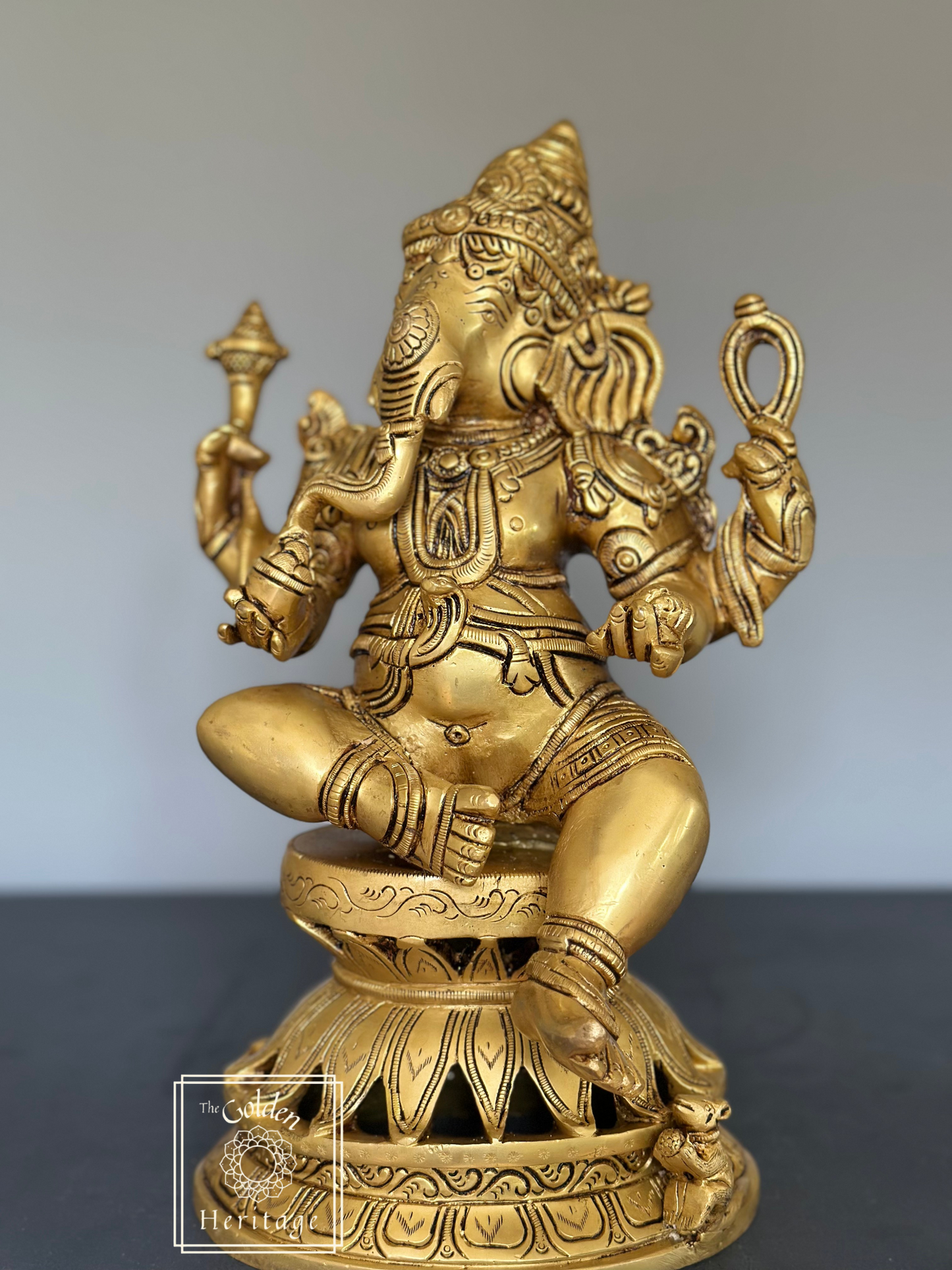 Sitting Ganesha in Kamalasana