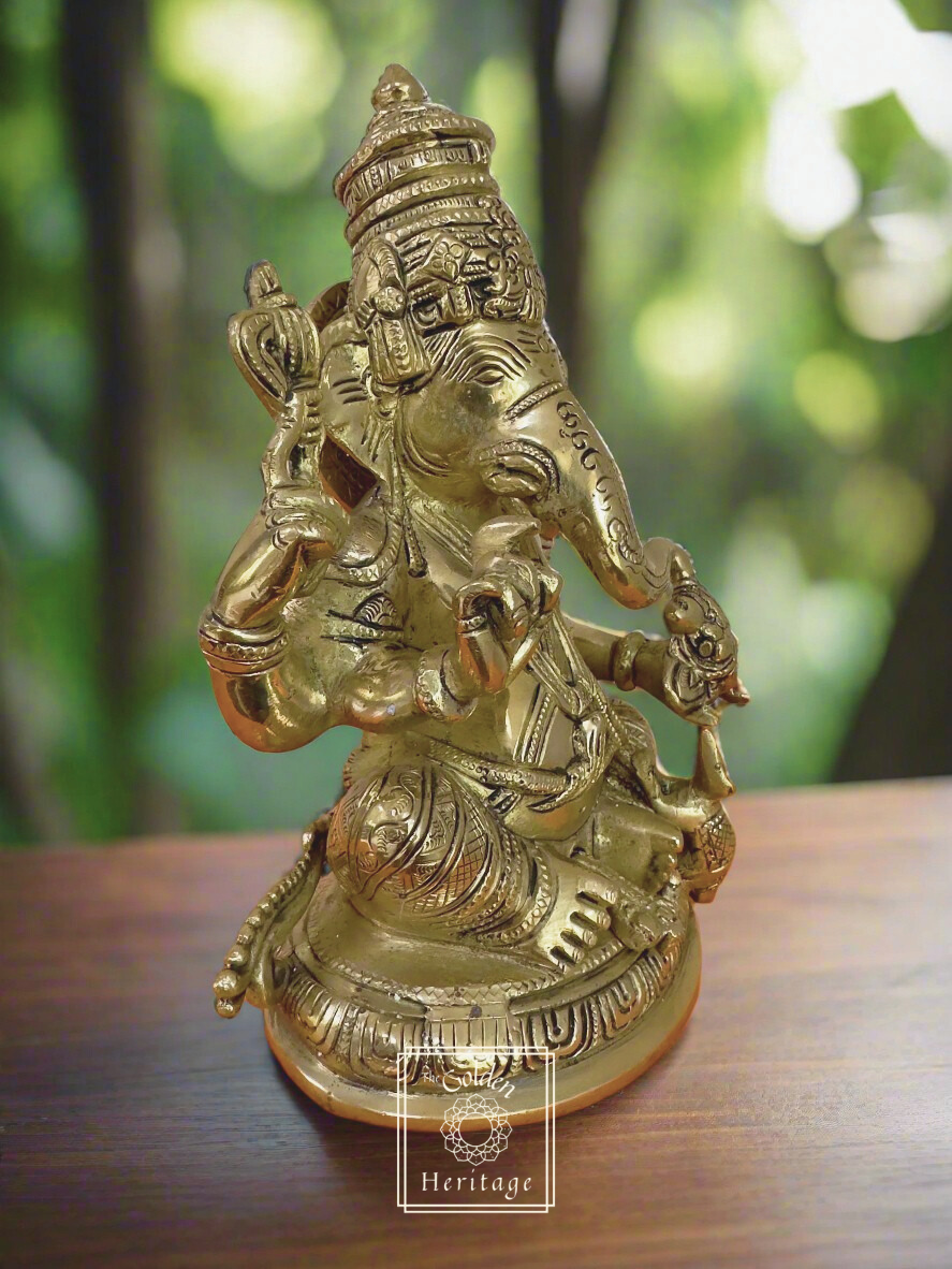 Vinayaka idol 9.5" - The Golden Heritage #