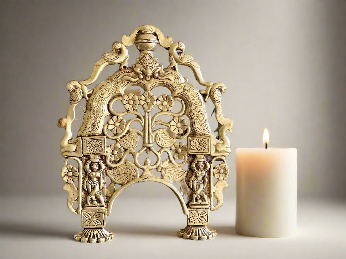 Brass Prabhvali large frame - The Golden Heritage #