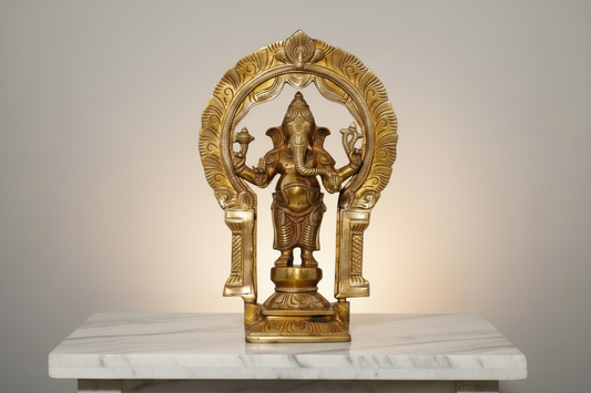 Traditional Indian Auspicious standing Ganesha