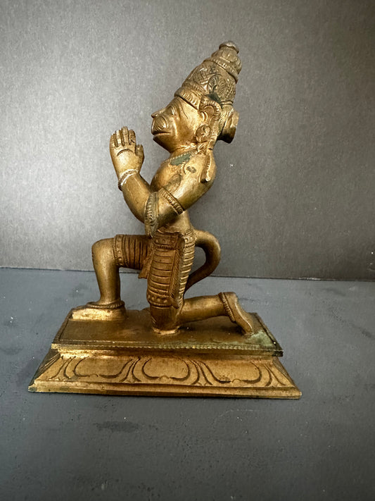 Hanuman statue -Lost Wax Method Sculpture - The Golden Heritage #