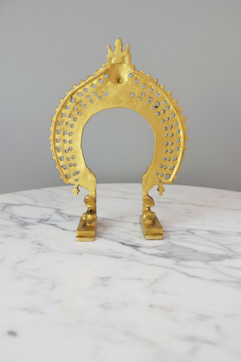 Beautiful Brass Prabhavali frame, Handmade Prabhavali décor for wall, Entryway, Hallway décor