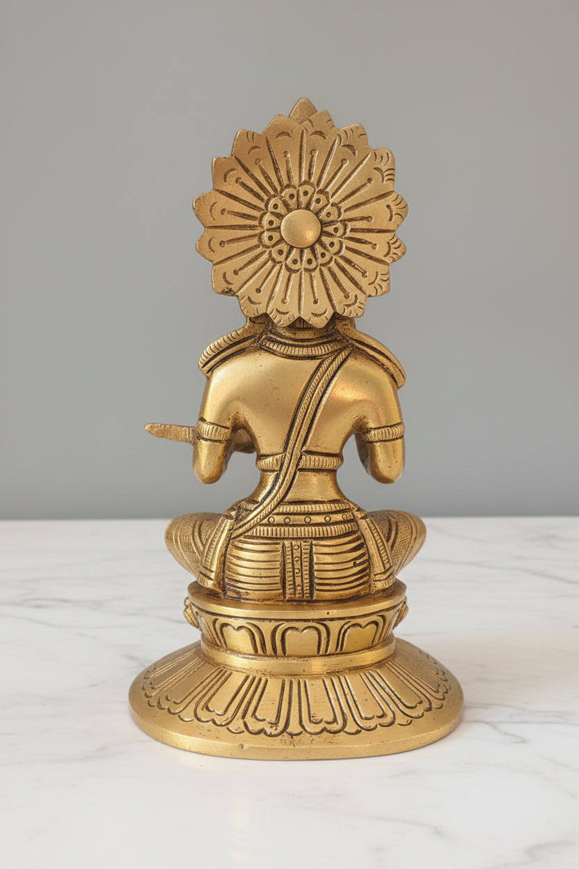 Auspicious Annapurna idol - Indian Goddess Annapurna