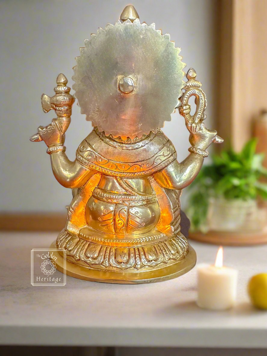Brass Ganapathi, Vigneswaran idol - The Golden Heritage #