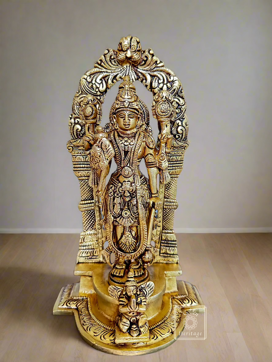 Set of 2 Lakshmi-Narayana idols set