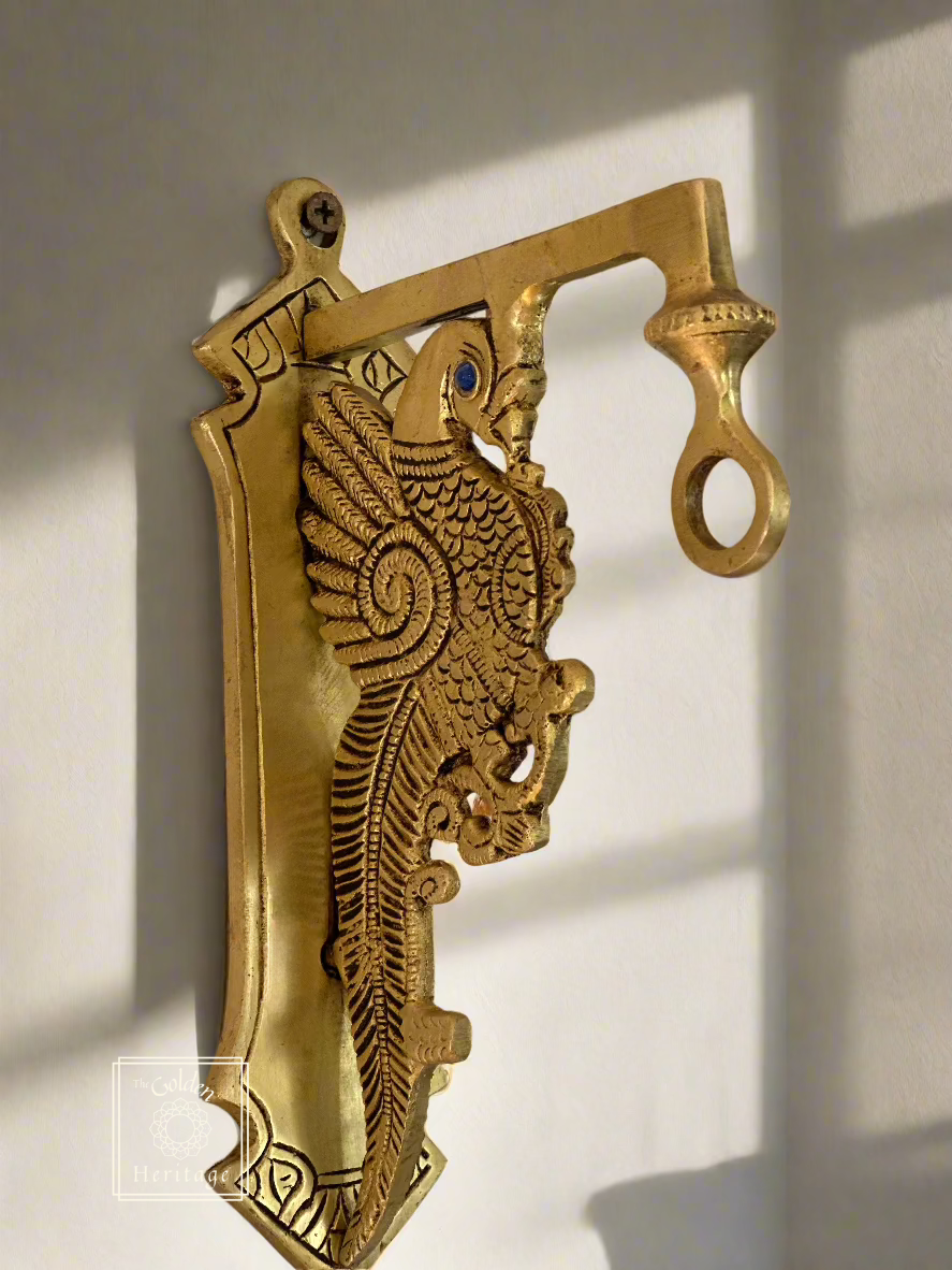 Peacock design Hook hanging lamp, Bracket for décor your entrance