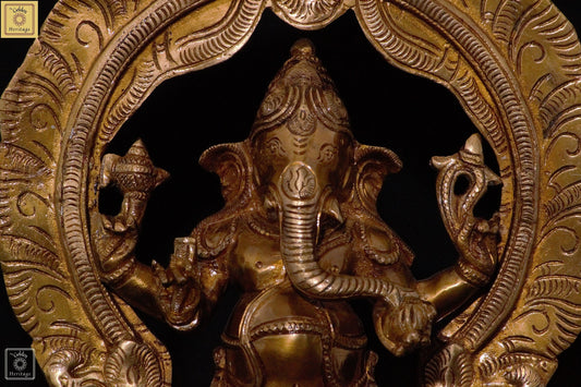 Traditional Indian Auspicious standing Ganesha 
