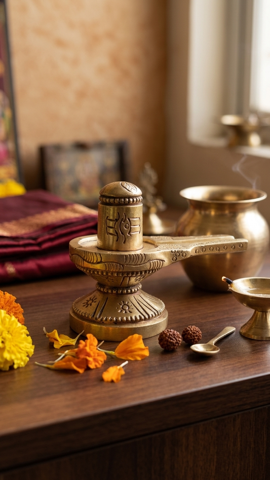 Brass Shiva Lingam, Shivling